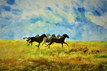 Load image into Gallery viewer, Art for Haiti - Print - Wild Horses