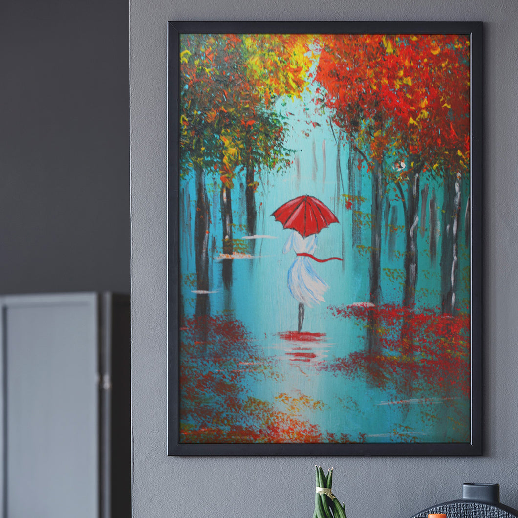 Art for Haiti - Print - Red Umbrella