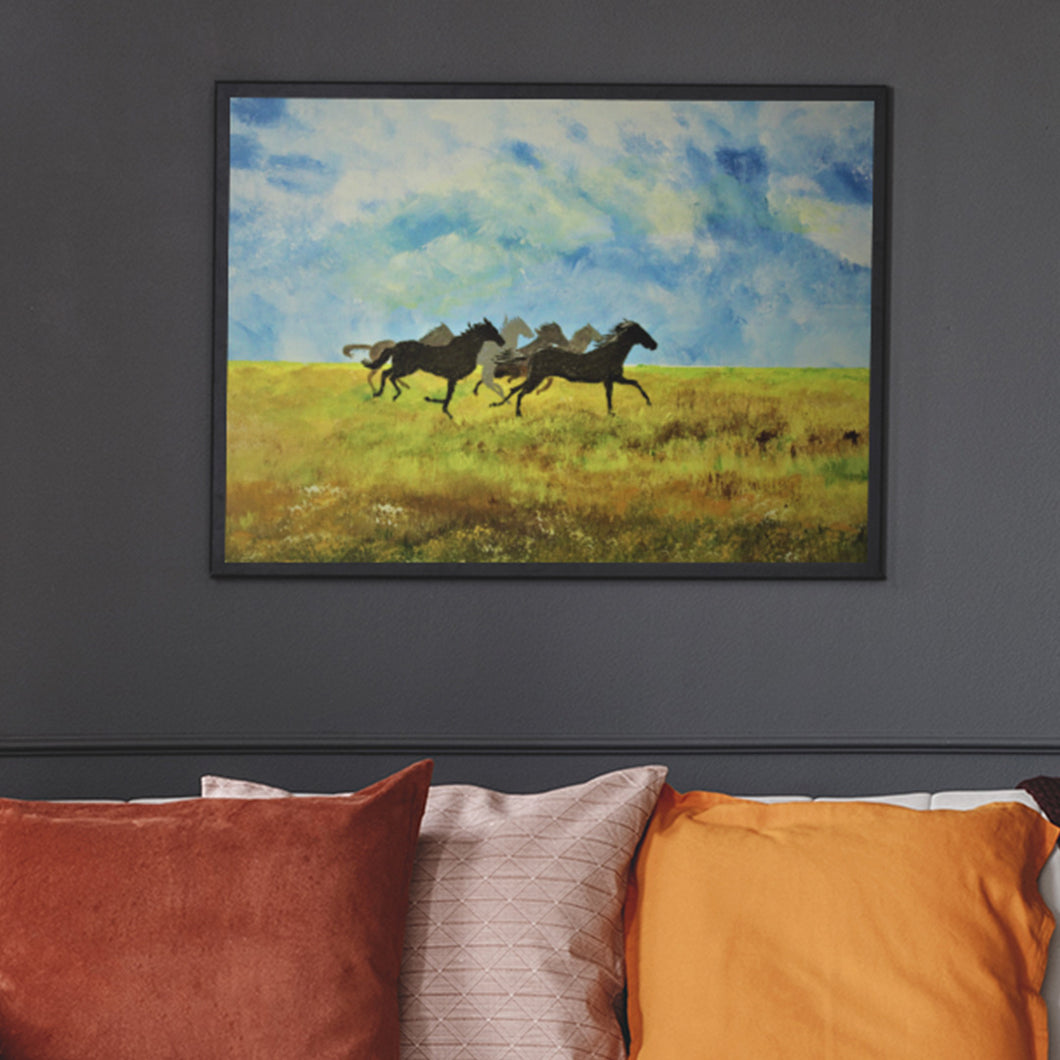 Art for Haiti - Print - Wild Horses