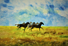 Load image into Gallery viewer, Art for Haiti - Print - Wild Horses

